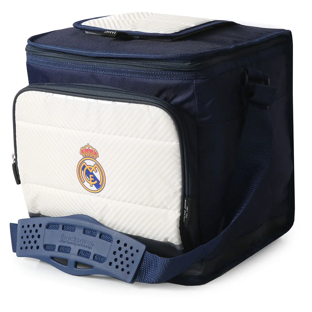 REAL Weiche Tragbare Kühlbox 29.5x22.0x27.5 Cm, White / blue, One Size REAL Weiche Tragbare Kühlbox 29.5x22.0x27.5 Cm, White / blue, One Size