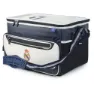 REAL Weiche Tragbare Kühlbox 44.5x33.0x30.5 Cm, White / blue, One Size