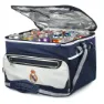 REAL Weiche Tragbare Kühlbox 44.5x33.0x30.5 Cm, White / blue, One Size