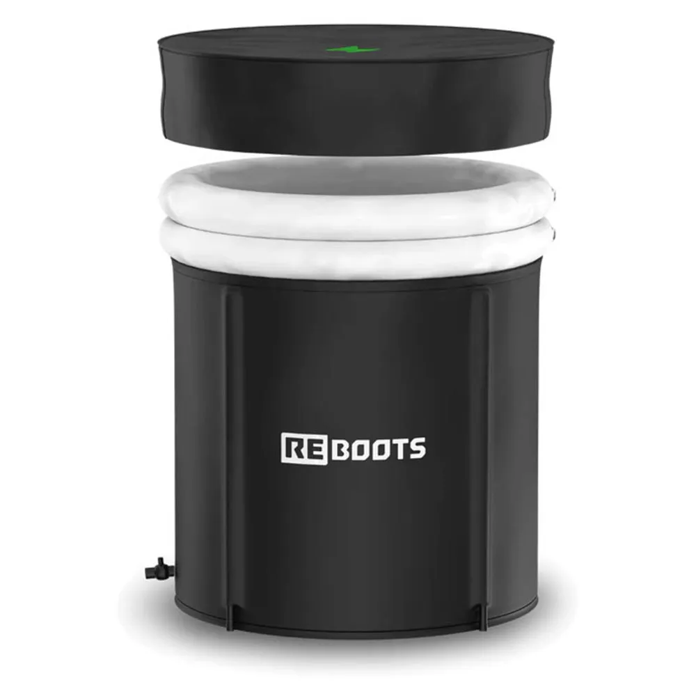 Reboots Ice Tube 2 Valves Eisbad, Black, One Size Reboots Ice Tube 2 Valves Eisbad, Black, One Size