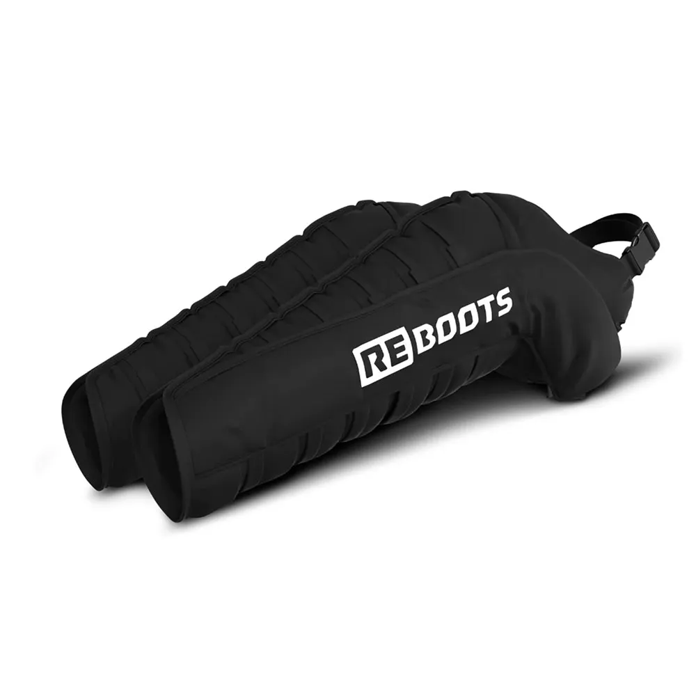 Reboots One 2.0 8 Chambers Pressotherapie-armmanschette Ohne Gerät 2 Einheiten, Black, One Size