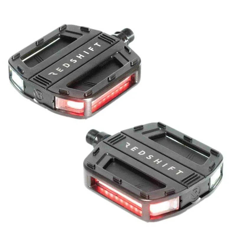 Redshift Arclight Pedale, Black / red, One Size Redshift Arclight Pedale, Black / red, One Size