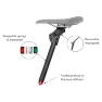 Redshift Shockstop Pro Endurance Sattelstütze, Black, 350mm, 27.2mm