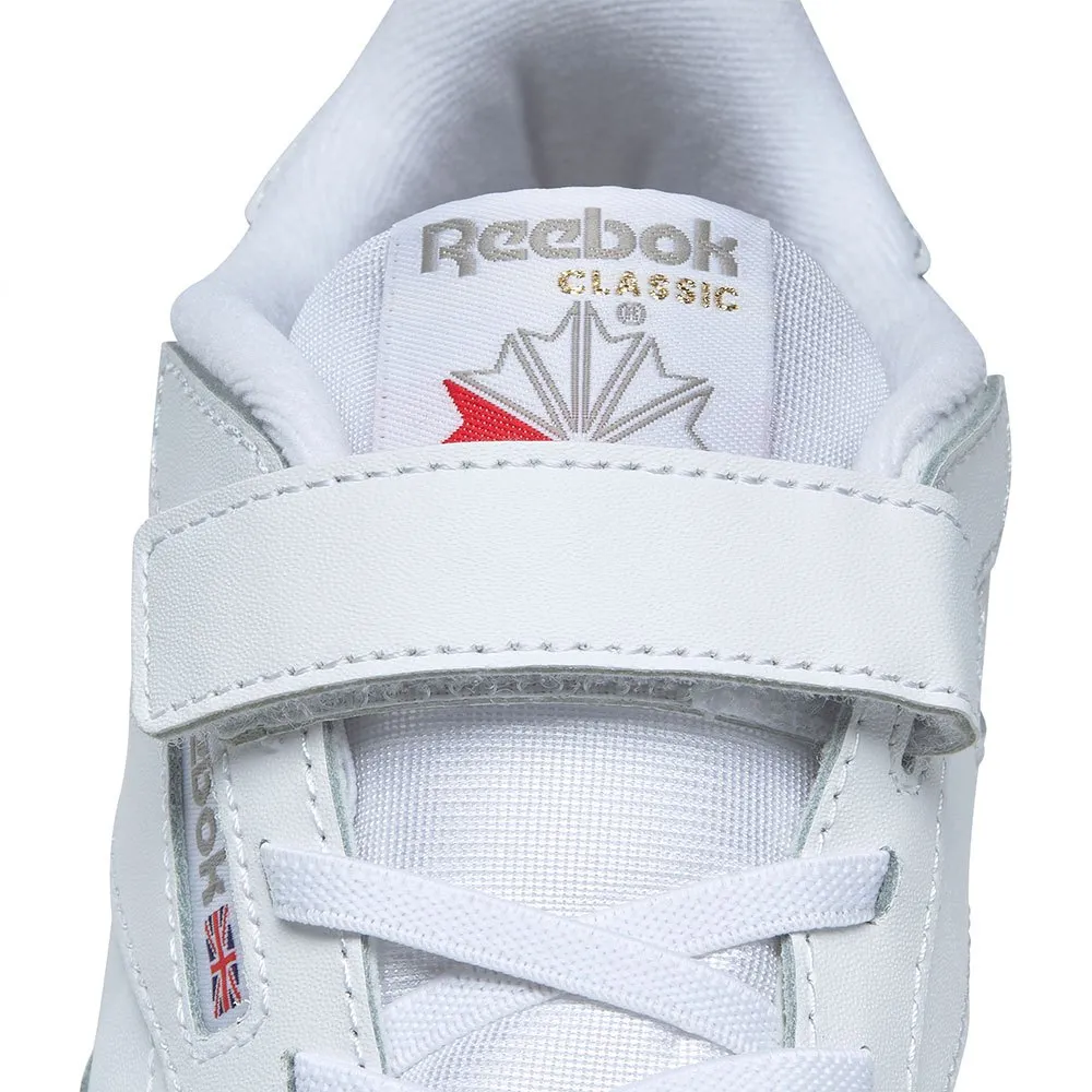 Reebok Leather 1v Velcro Sportschuhe, White / carbon / vector blue, EU 31 1/2 Reebok Leather 1v Velcro Sportschuhe, White / carbon / vector blue, EU 31 1/2