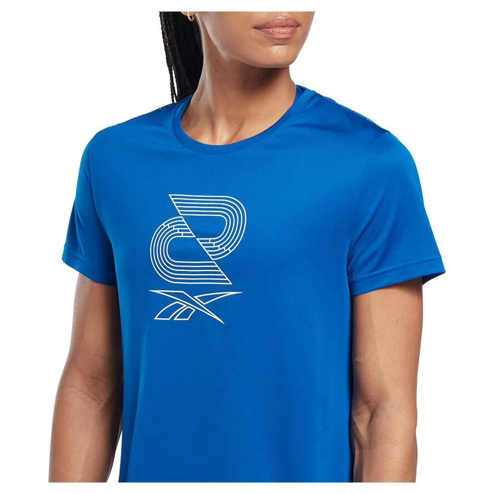 Reebok Speedwick Graphic Kurzarm-t-shirt female, Vector blue Reebok Speedwick Graphic Kurzarm-t-shirt female, Vector blue