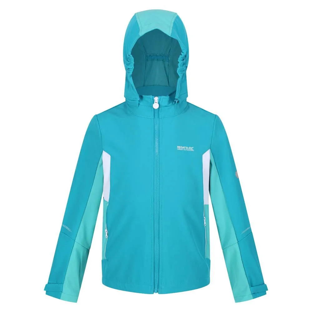 Regatta Acidity V Softshelljacke, Enamel / turquoise, 3-4Y Regatta Acidity V Softshelljacke, Enamel / turquoise, 3-4Y