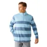 Powder blue / coronet blue stripe