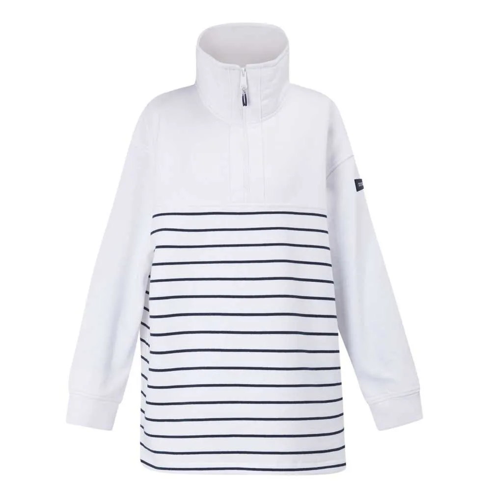 Regatta Bayletta Fleece Mit Halbem Reißverschluss, White / navy Regatta Bayletta Fleece Mit Halbem Reißverschluss, White / navy