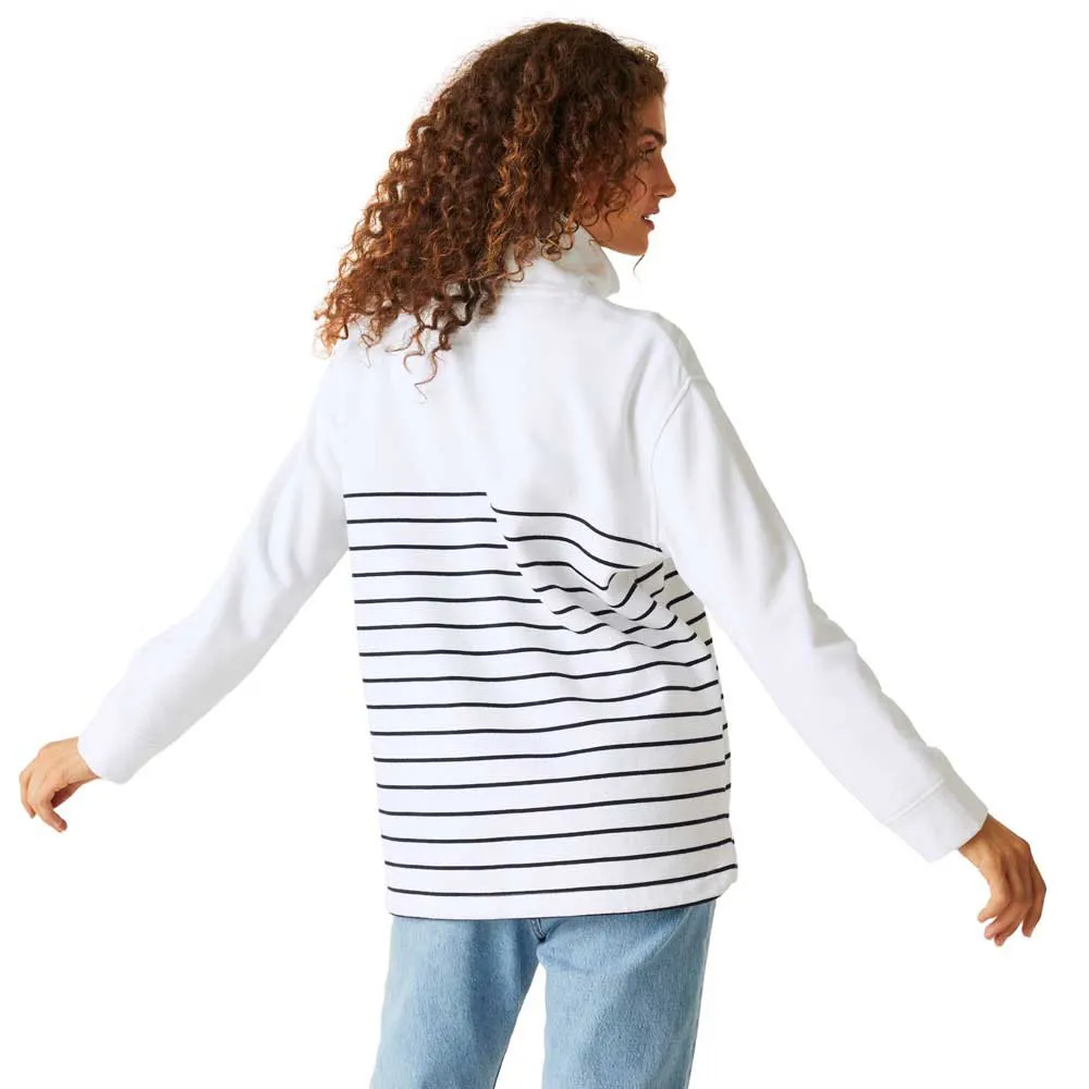 Regatta Bayletta Fleece Mit Halbem Reißverschluss, White / navy Regatta Bayletta Fleece Mit Halbem Reißverschluss, White / navy