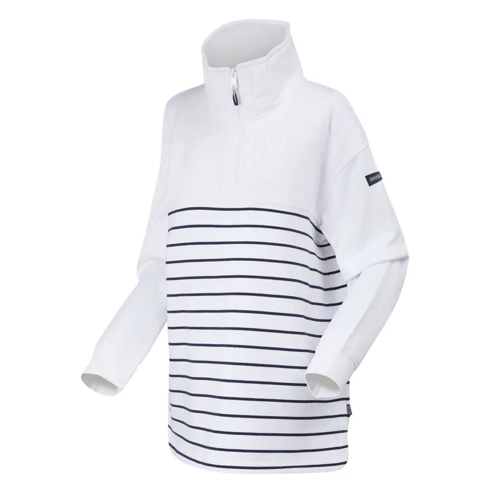Regatta Bayletta Fleece Mit Halbem Reißverschluss, White / navy Regatta Bayletta Fleece Mit Halbem Reißverschluss, White / navy