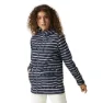 Navy / white stripe