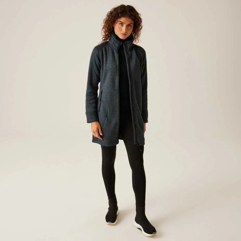 Regatta Emilide Longer Length Fleece Mit Durchgehendem Reißverschluss, Seal grey Regatta Emilide Longer Length Fleece Mit Durchgehendem Reißverschluss, Seal grey