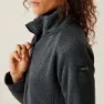 Regatta Emilide Longer Length Fleece Mit Durchgehendem Reißverschluss, Seal grey