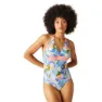 Abstract floral print