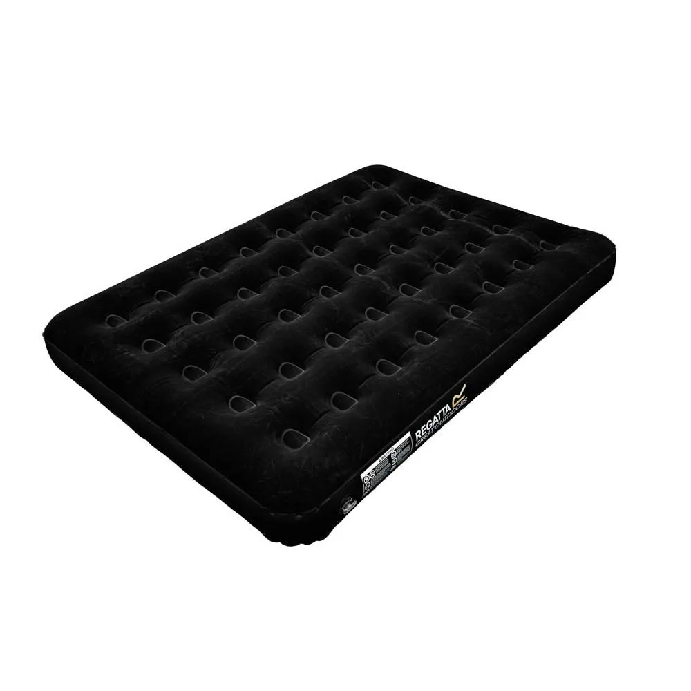 Regatta Flock Aufblasbare Matte Refurbished, Black Regatta Flock Aufblasbare Matte Refurbished, Black