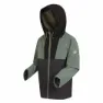 Regatta Hanleigh Jacke, Black / agave green, 7-8Y