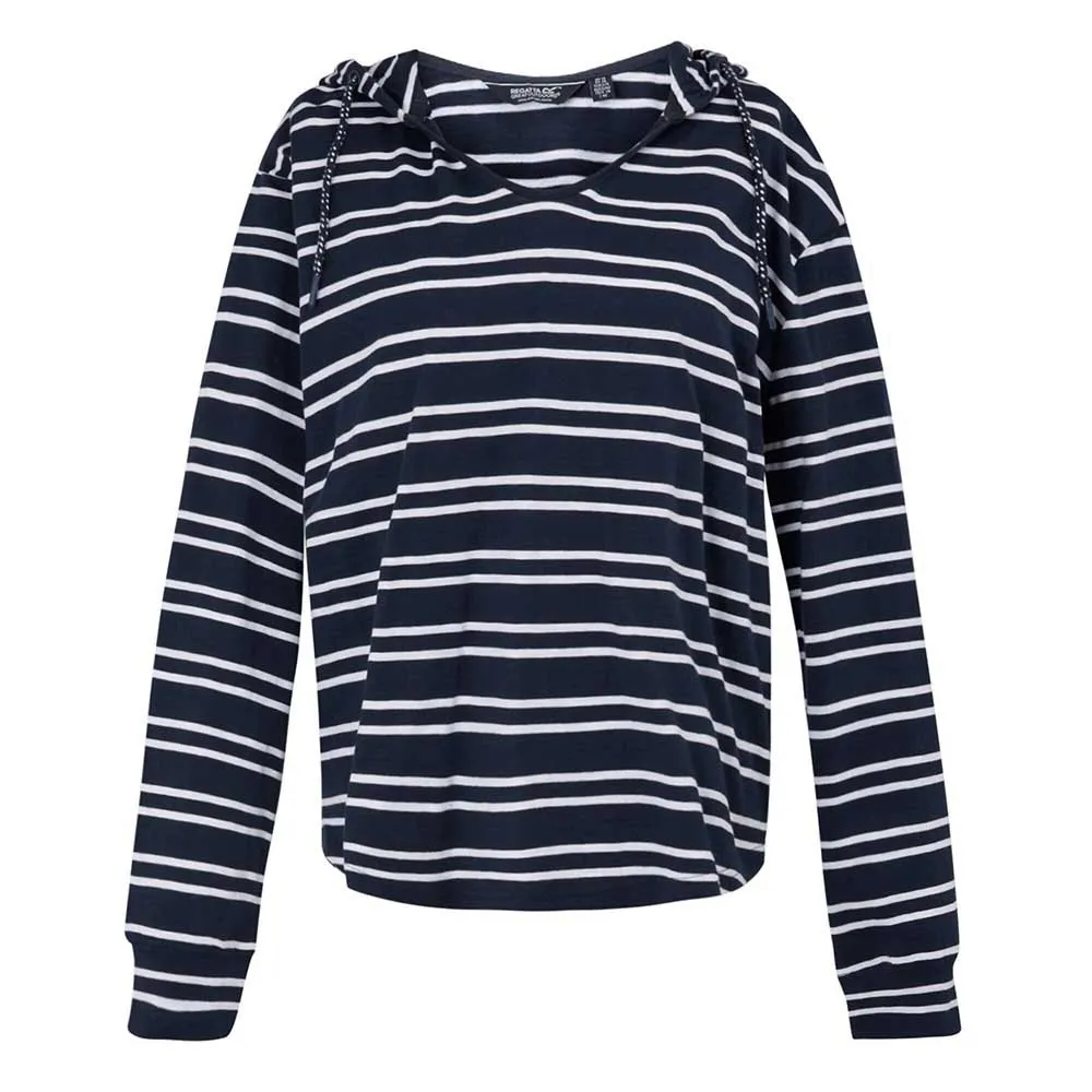 Regatta Minerve Langarm-t-shirt, Navy / white Regatta Minerve Langarm-t-shirt, Navy / white