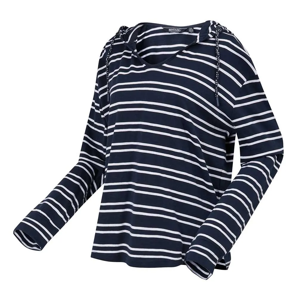 Regatta Minerve Langarm-t-shirt, Navy / white Regatta Minerve Langarm-t-shirt, Navy / white