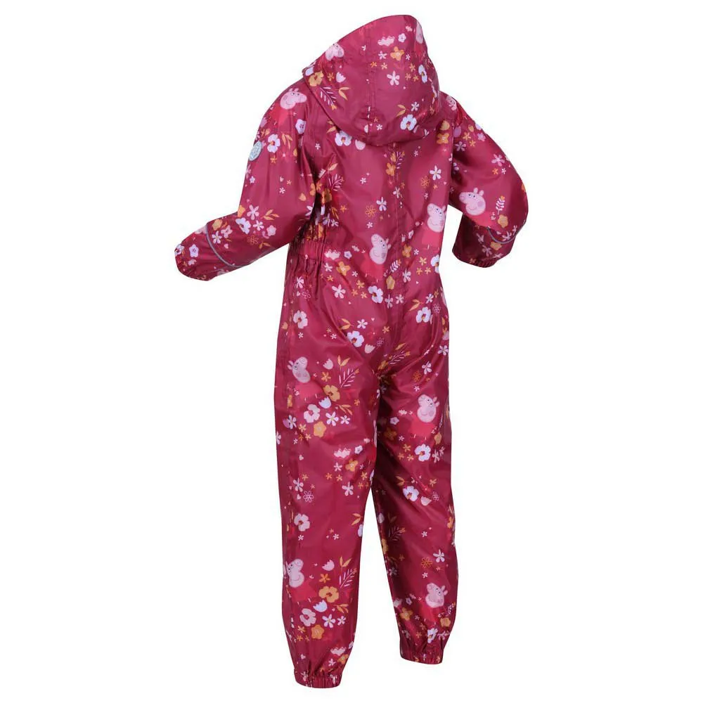 Regatta Peppa Pig Pobble Overall, Berry pink / autumn, 3-4Y Regatta Peppa Pig Pobble Overall, Berry pink / autumn, 3-4Y