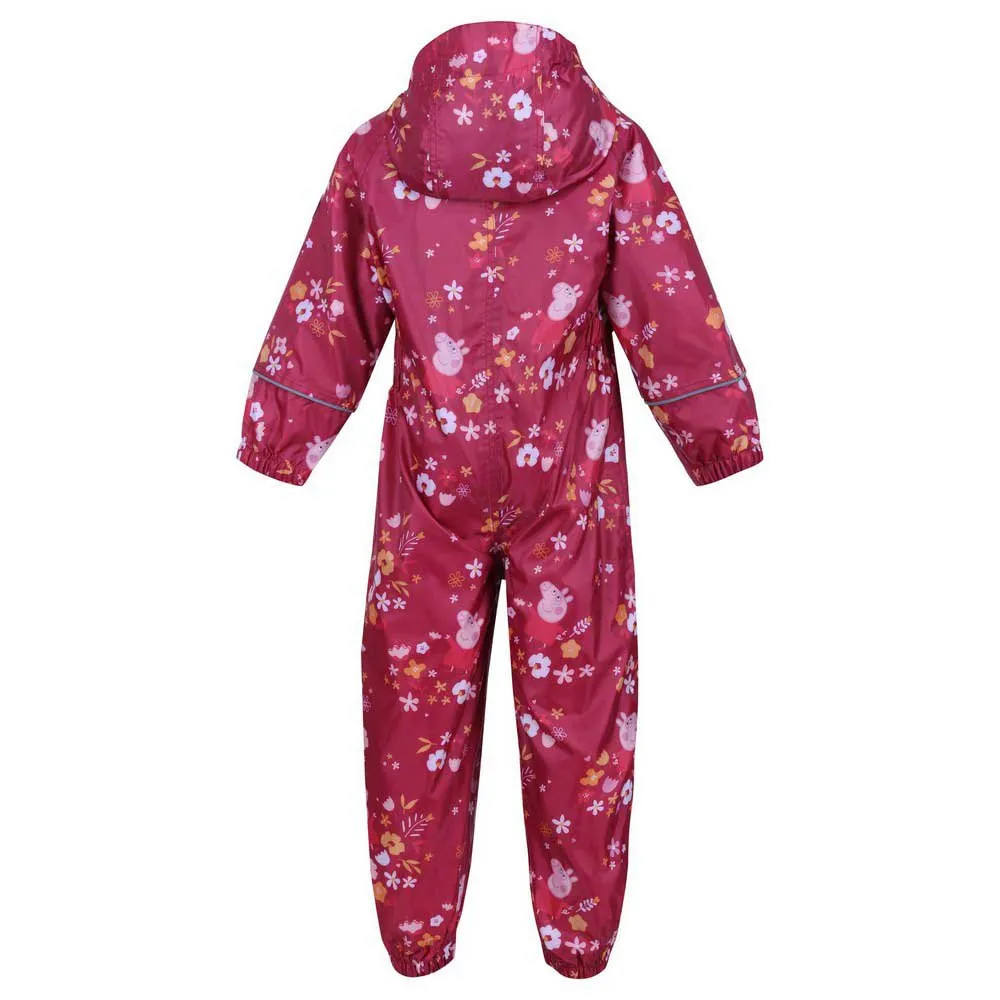 Regatta Peppa Pig Pobble Overall, Berry pink / autumn, 3-4Y Regatta Peppa Pig Pobble Overall, Berry pink / autumn, 3-4Y
