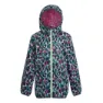 Bleached aqua animal print