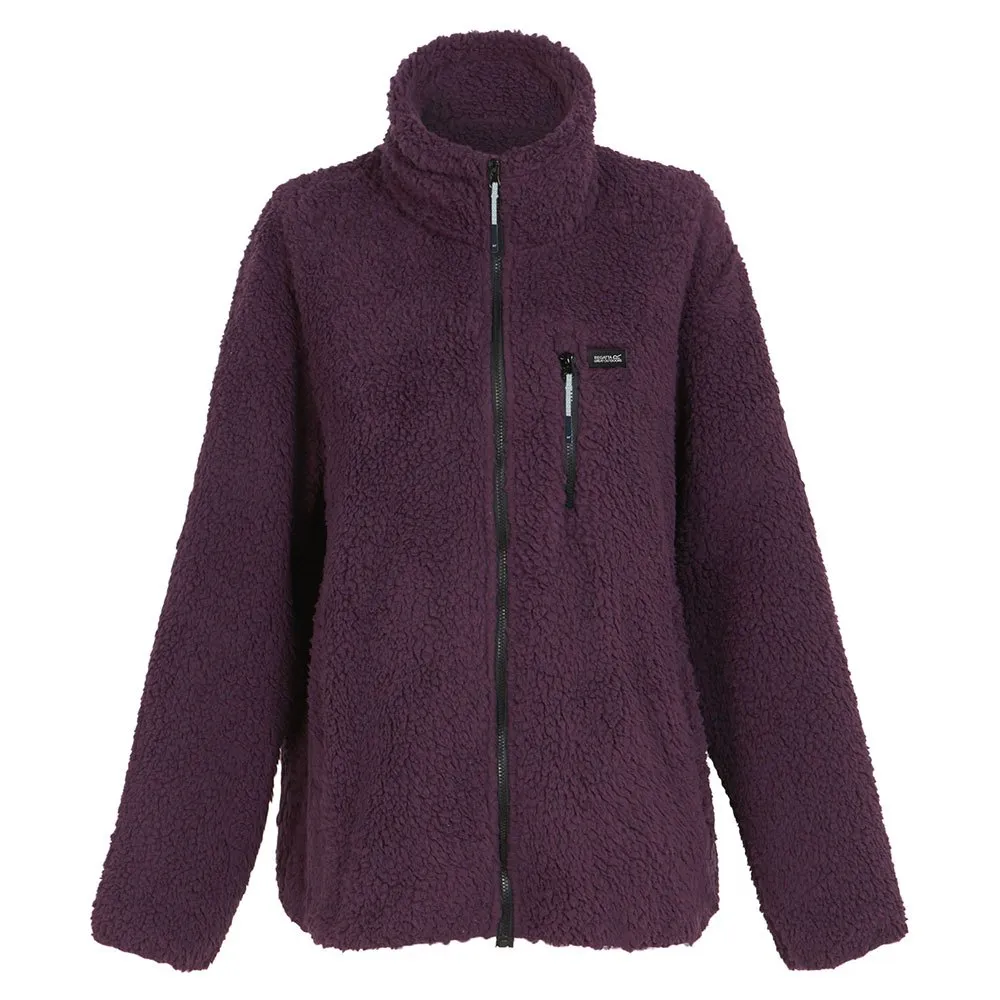 Regatta Ria Fleece Mit Durchgehendem Reißverschluss, Deep plum Regatta Ria Fleece Mit Durchgehendem Reißverschluss, Deep plum