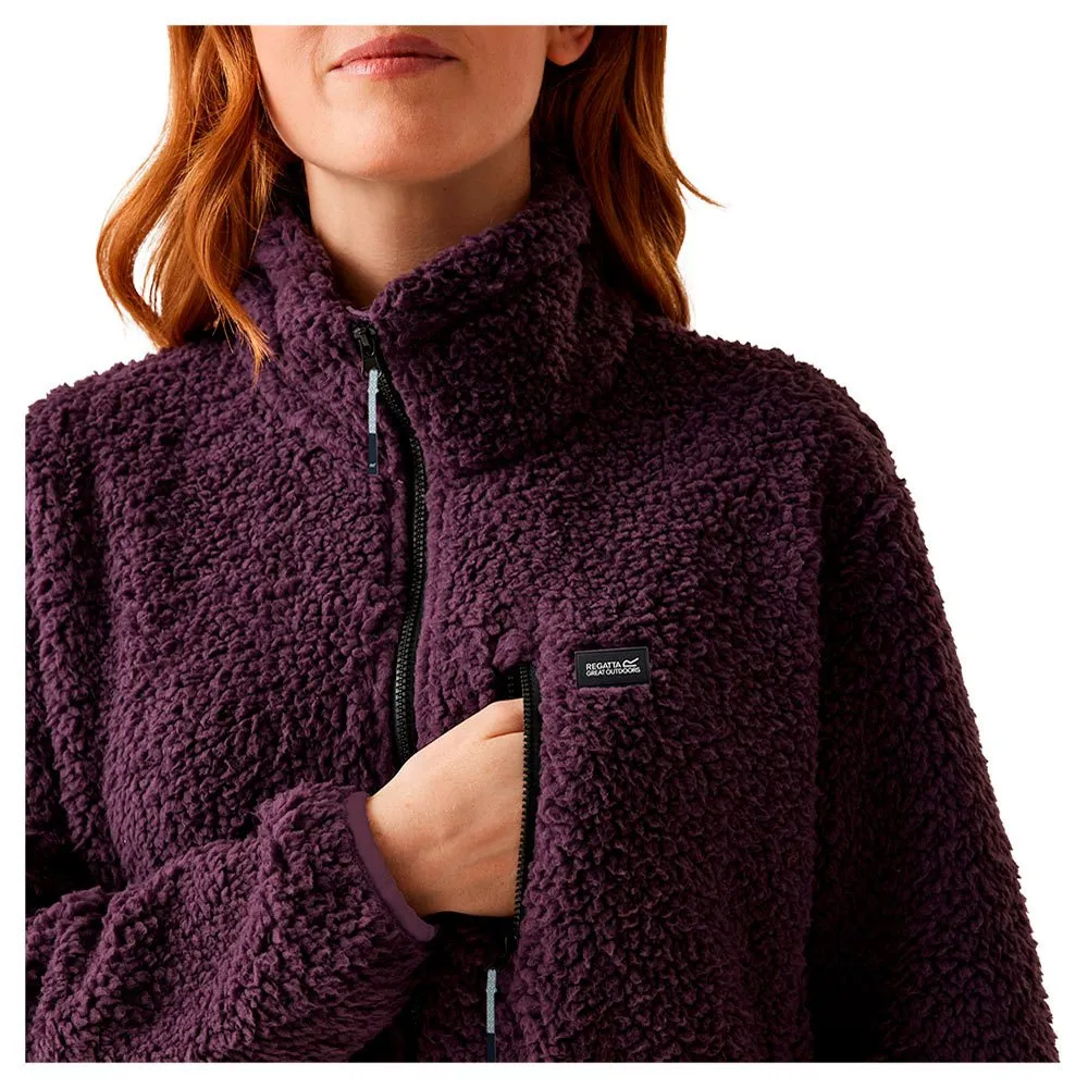Regatta Ria Fleece Mit Durchgehendem Reißverschluss, Deep plum Regatta Ria Fleece Mit Durchgehendem Reißverschluss, Deep plum