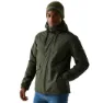 Dark khaki / black