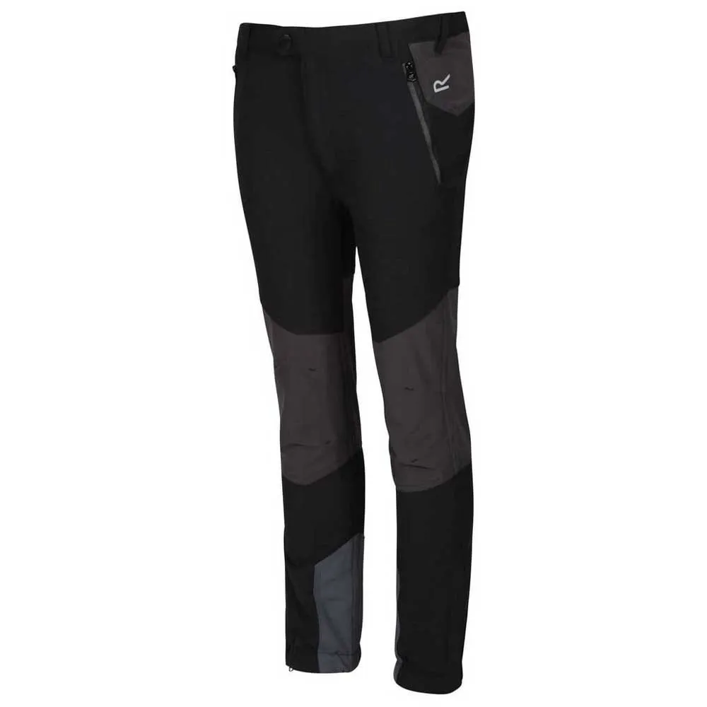 Regatta Tech Mountain Hosen, Black / ash, 5-6Y Regatta Tech Mountain Hosen, Black / ash, 5-6Y