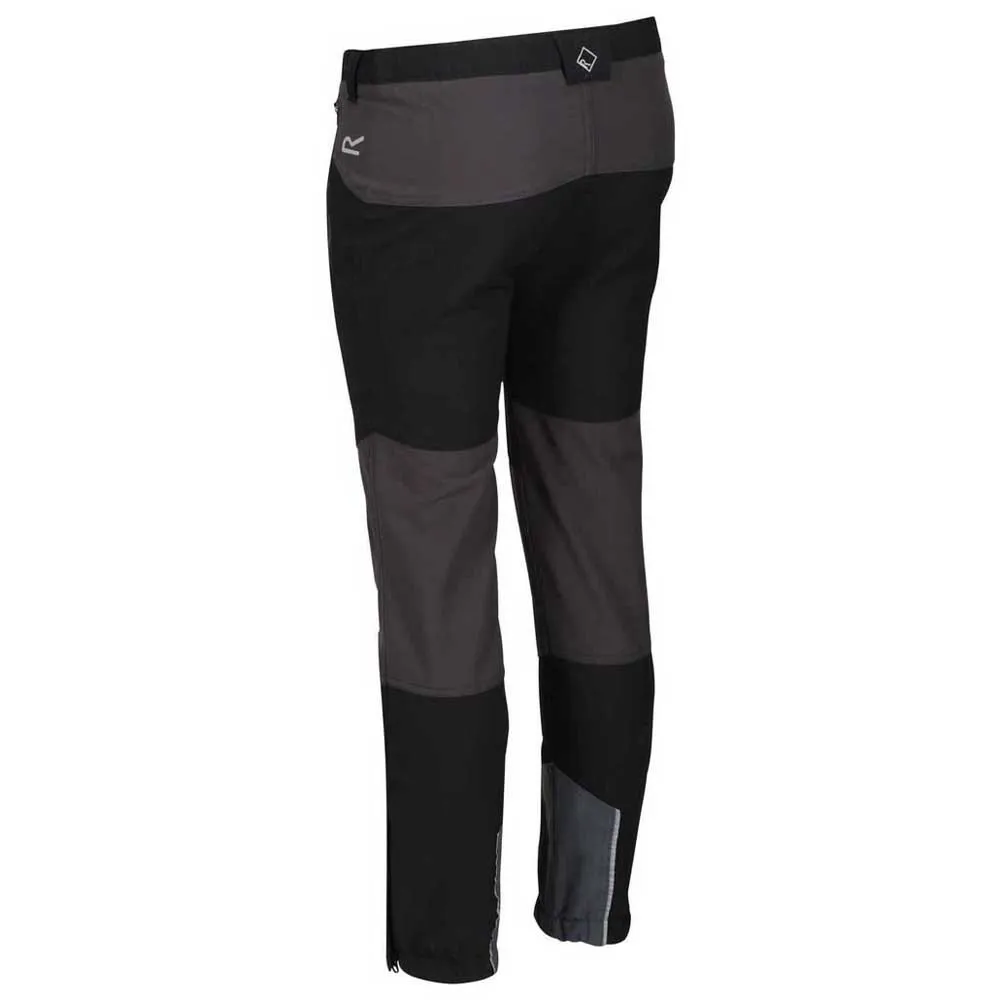 Regatta Tech Mountain Hosen, Black / ash, 5-6Y Regatta Tech Mountain Hosen, Black / ash, 5-6Y