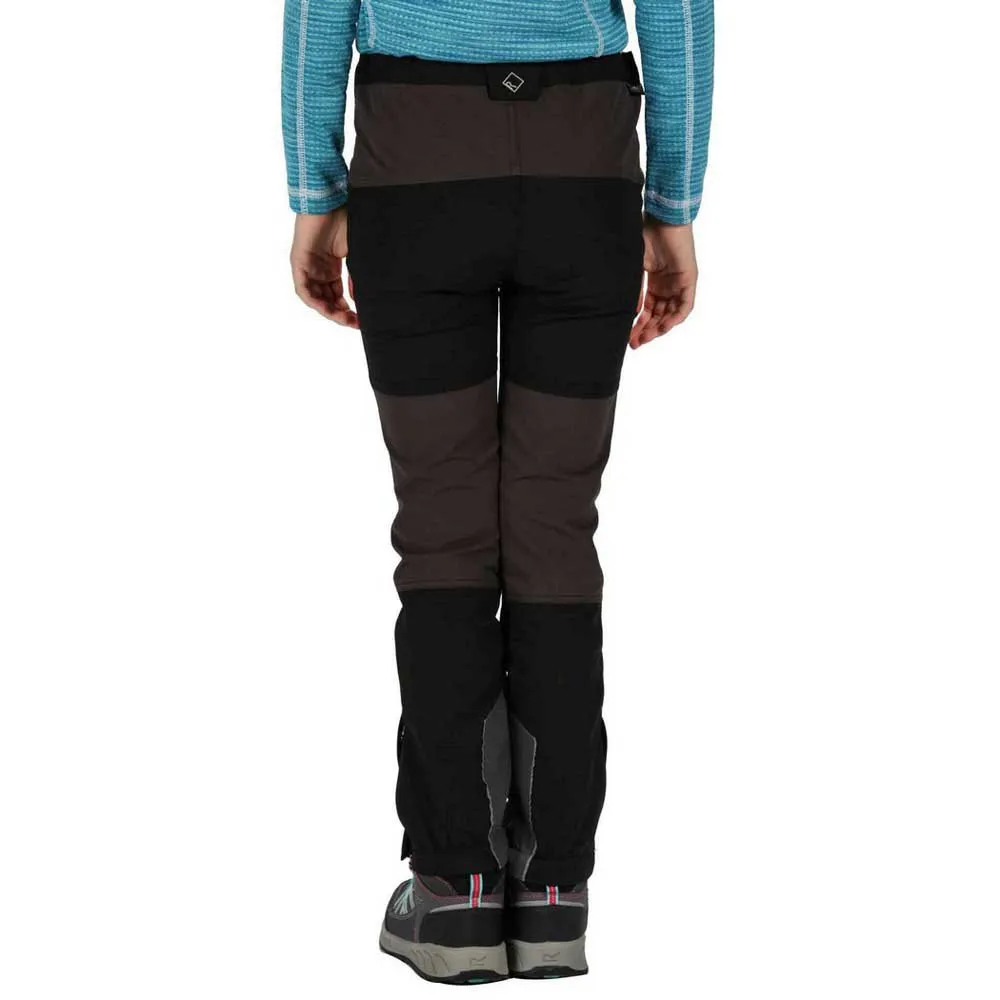 Regatta Tech Mountain Hosen, Black / ash, 5-6Y Regatta Tech Mountain Hosen, Black / ash, 5-6Y