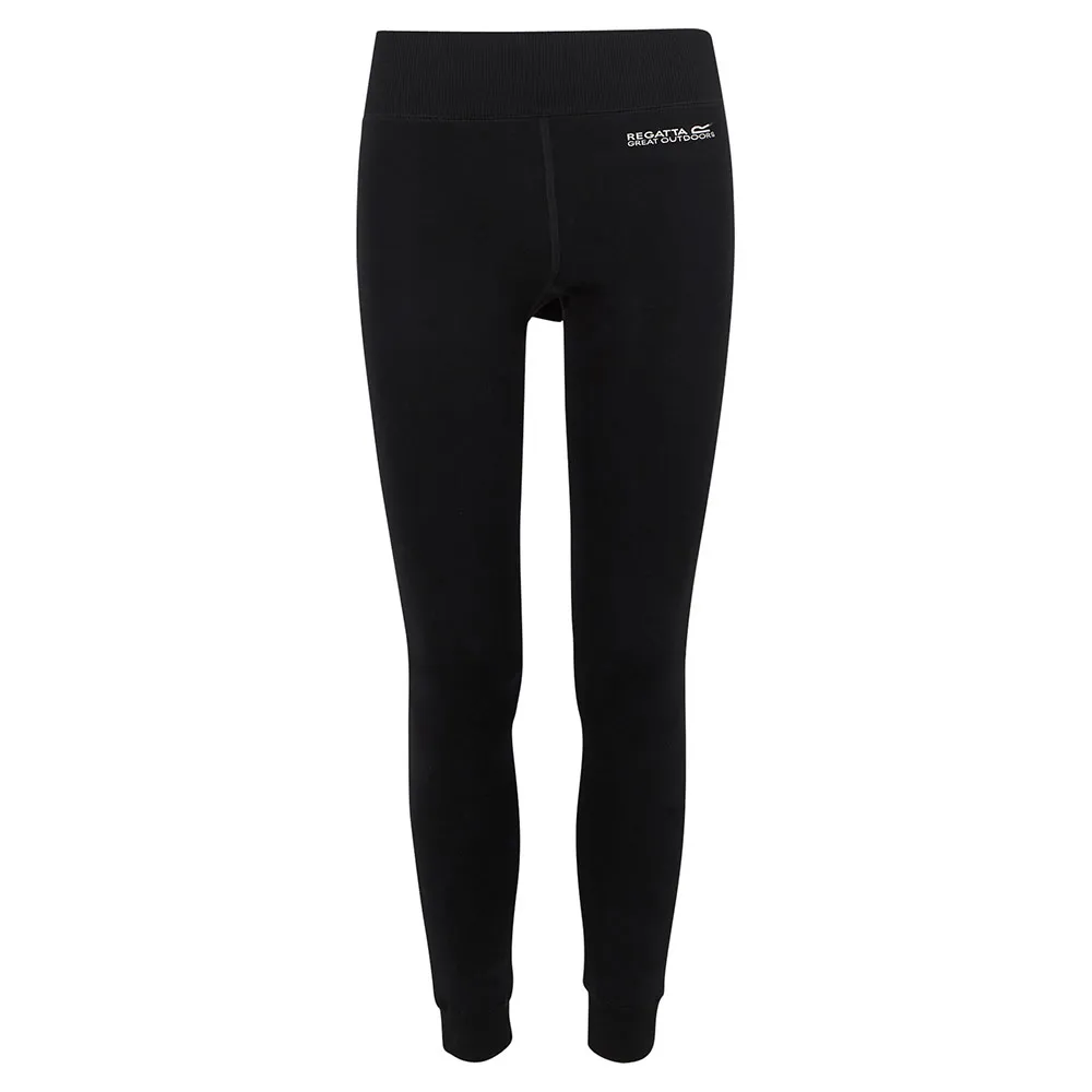 Regatta Thermal Stretch Leggings, Black Regatta Thermal Stretch Leggings, Black