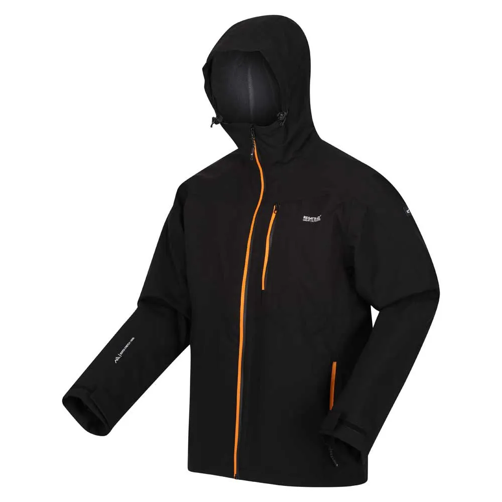 Regatta Wentwood Viii Jacke Refurbished, Black / orange pepper