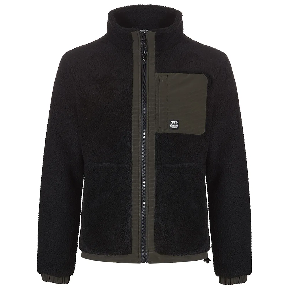 Rehall Ritchall-r Fleece Mit Durchgehendem Reißverschluss, Black Rehall Ritchall-r Fleece Mit Durchgehendem Reißverschluss, Black