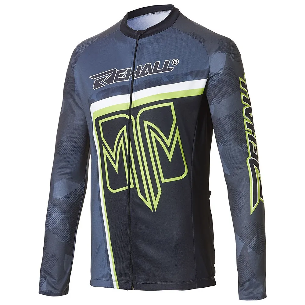 Rehall Robert-r Langarm-trikot, Steel square camo Rehall Robert-r Langarm-trikot, Steel square camo