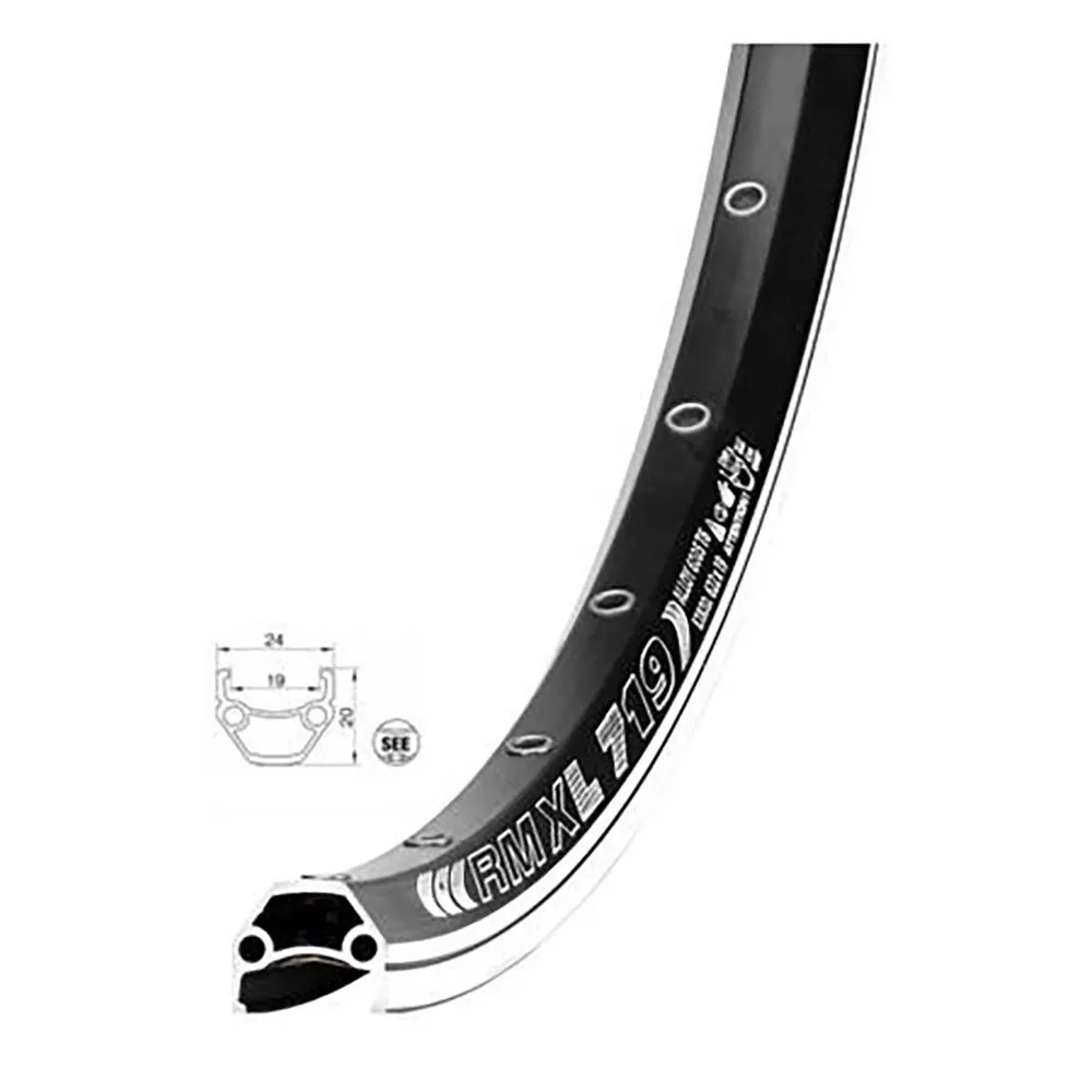 Remerx Dragon L719 Single Mtb Felge, Black, 28"-700 32H Remerx Dragon L719 Single Mtb Felge, Black, 28"-700 32H