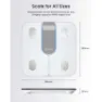 Renpho Elis 1c Waage, White, One Size