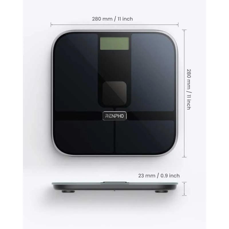 Renpho Elis 2 Waage, Black, One Size