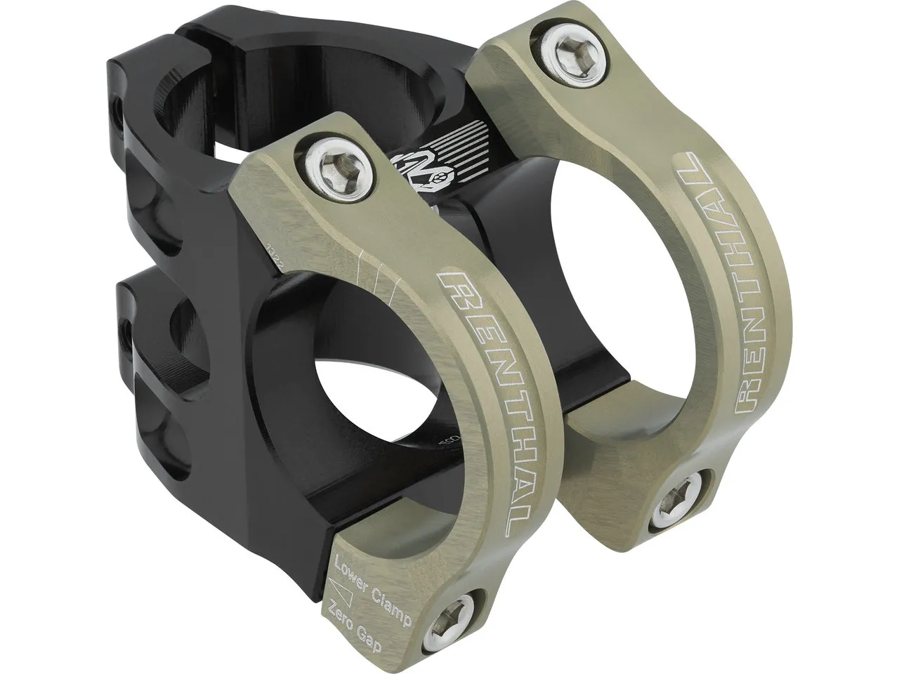 Renthal Apex 31.8 Vorbau, Aluminium gold / black, 31mm, ±6º