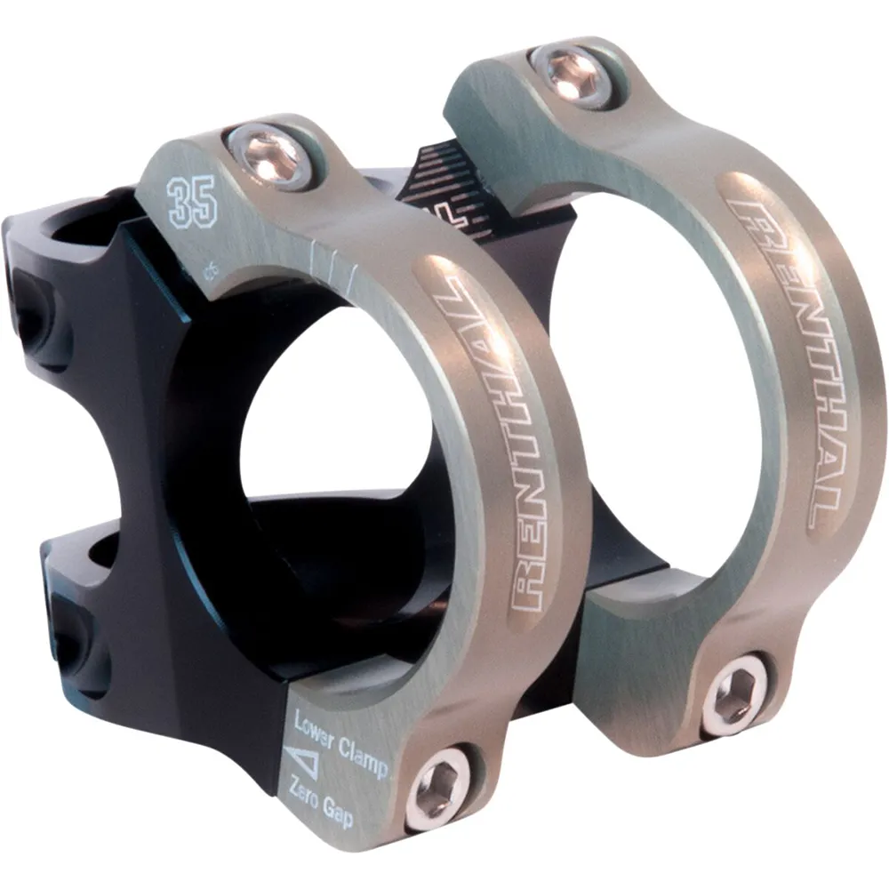 Renthal Apex35 33mm Fahrradvorbau, Black / silver, One Size Renthal Apex35 33mm Fahrradvorbau, Black / silver, One Size