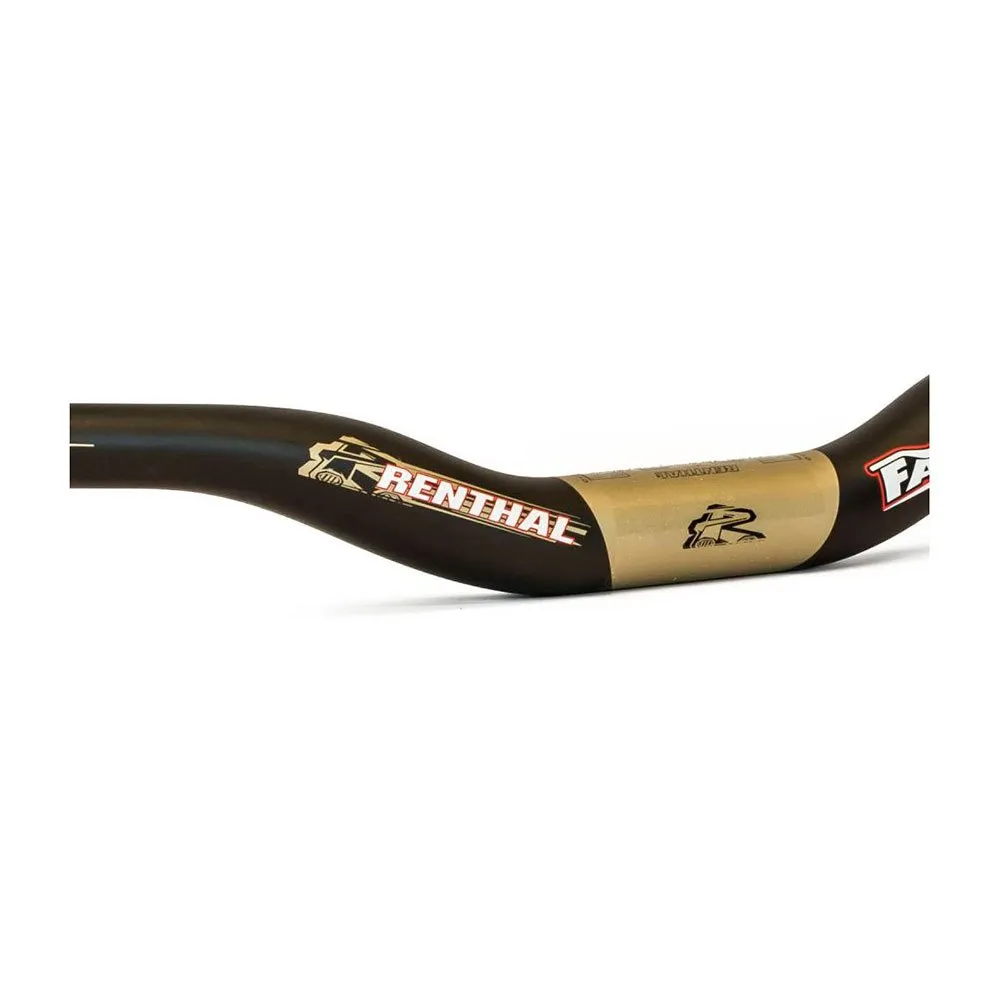 Renthal Fatbar Carbon V2 10 Mm Lenker, Black / gold, 31.8mm, 800mm Renthal Fatbar Carbon V2 10 Mm Lenker, Black / gold, 31.8mm, 800mm
