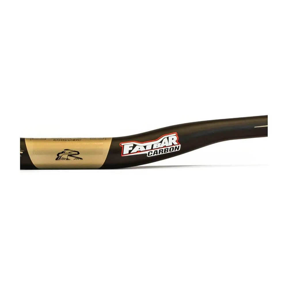 Renthal Fatbar Carbon V2 10 Mm Lenker, Black / gold, 31.8mm, 800mm Renthal Fatbar Carbon V2 10 Mm Lenker, Black / gold, 31.8mm, 800mm