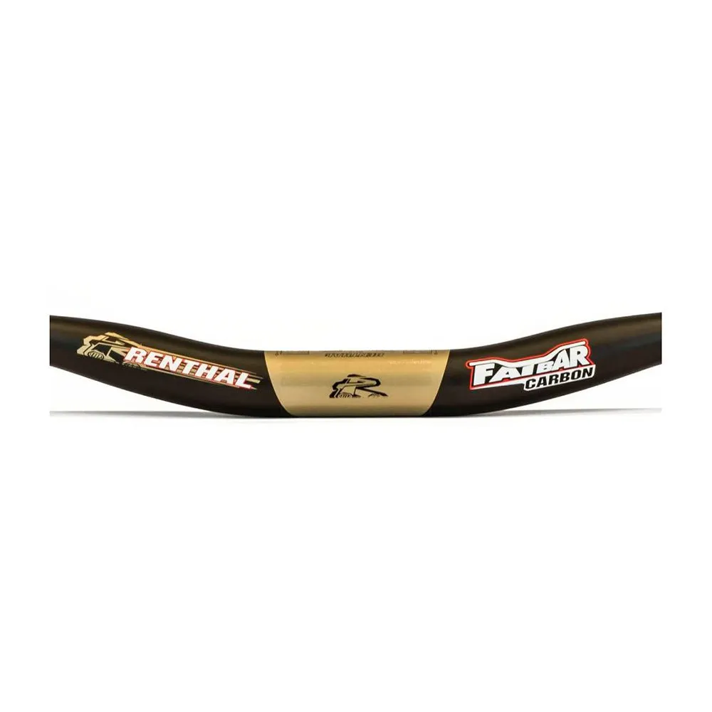 Renthal Fatbar Carbon V2 10 Mm Lenker, Black / gold, 31.8mm, 800mm Renthal Fatbar Carbon V2 10 Mm Lenker, Black / gold, 31.8mm, 800mm