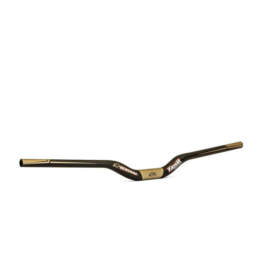Renthal Fatbar Carbon V2 40 Mm Lenker, Black / gold, 31.8mm, 800mm Renthal Fatbar Carbon V2 40 Mm Lenker, Black / gold, 31.8mm, 800mm