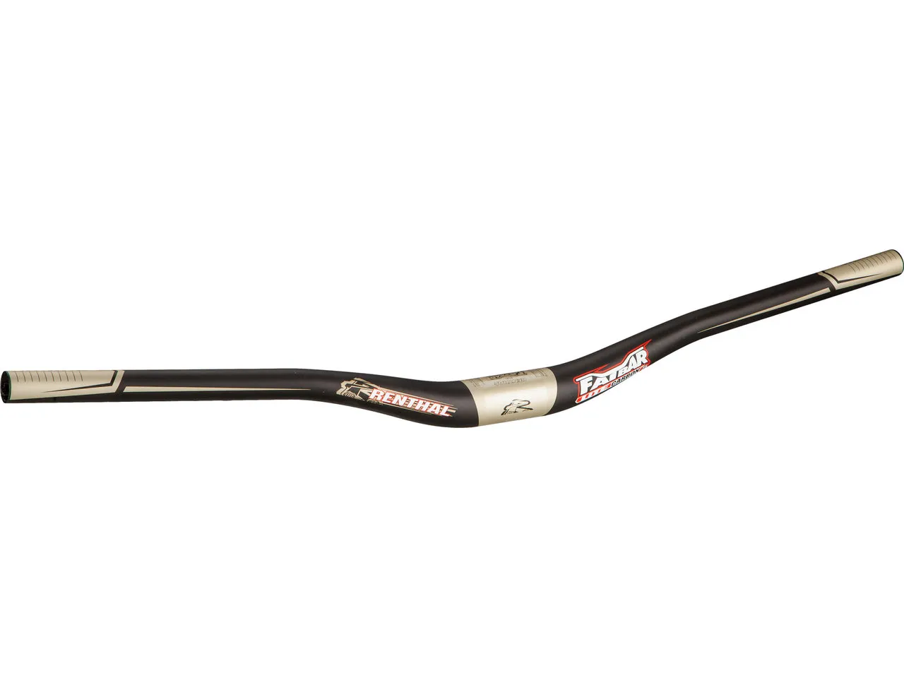 Renthal Fatbar Lite Carbon 35 30 mm Riser Lenker, Black / aluminium gold, 35mm, 760mm Renthal Fatbar Lite Carbon 35 30 mm Riser Lenker, Black / aluminium gold, 35mm, 760mm