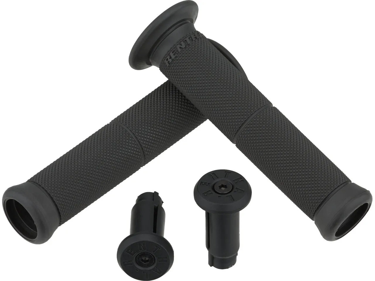 Renthal Push-On Firm Lenkergriffe, Black, 135mm Renthal Push-On Firm Lenkergriffe, Black, 135mm