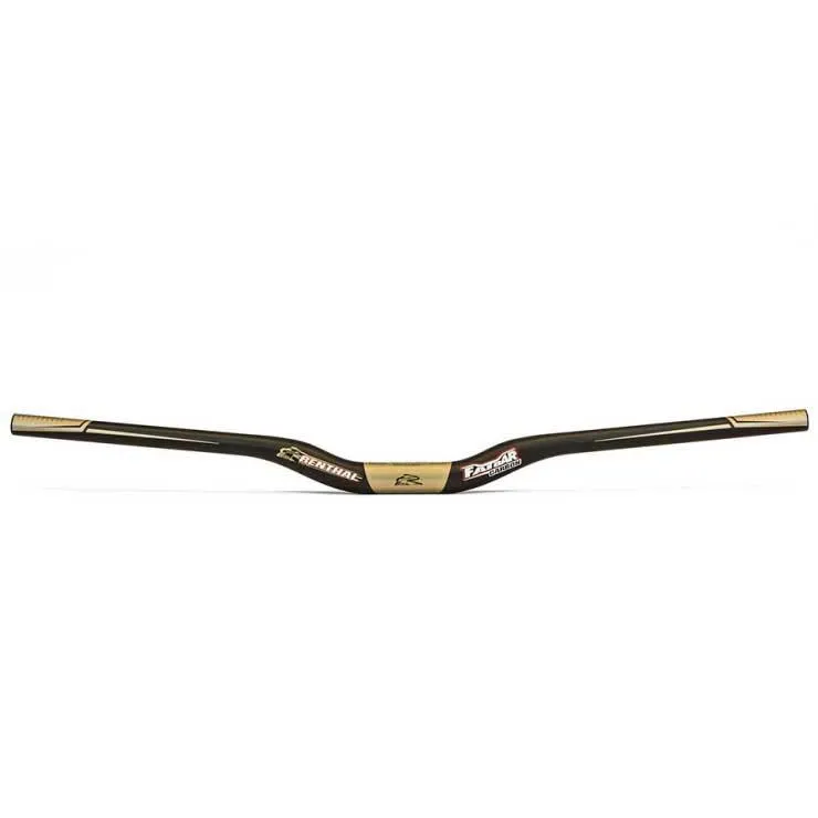 Renthal V2 Fatbar Carbon Rise 30 Mm Lenker, Black / aluminium gold, 31.8mm, 800mm Renthal V2 Fatbar Carbon Rise 30 Mm Lenker, Black / aluminium gold, 31.8mm, 800mm