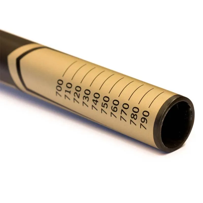 Renthal V2 Fatbar Carbon Rise 30 Mm Lenker, Black / aluminium gold, 31.8mm, 800mm Renthal V2 Fatbar Carbon Rise 30 Mm Lenker, Black / aluminium gold, 31.8mm, 800mm