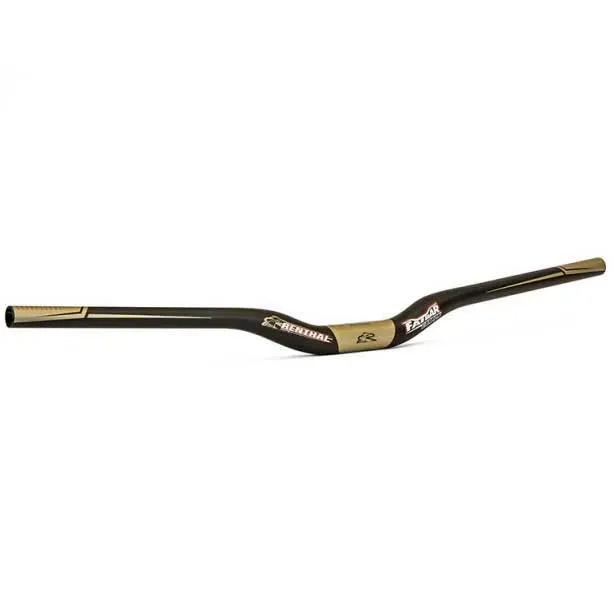 Renthal V2 Fatbar Carbon Rise 30 Mm Lenker, Black / aluminium gold, 31.8mm, 800mm Renthal V2 Fatbar Carbon Rise 30 Mm Lenker, Black / aluminium gold, 31.8mm, 800mm