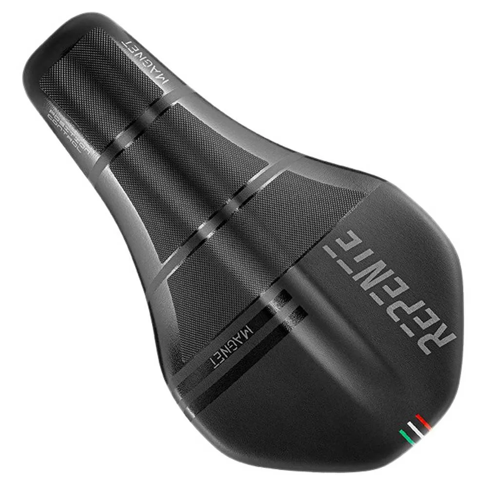 REPENTE Magnet Sattel, Black / silver, 140mm REPENTE Magnet Sattel, Black / silver, 140mm